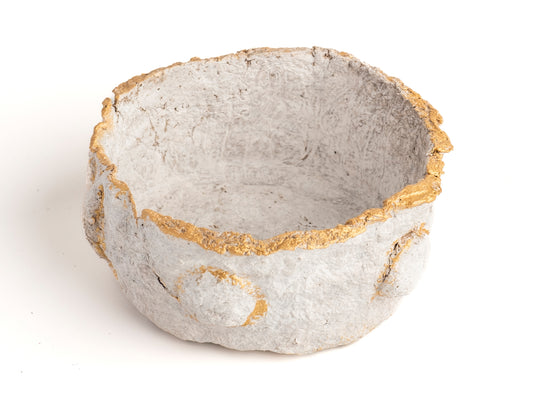 Seta Beyaz Eskitme Çanak