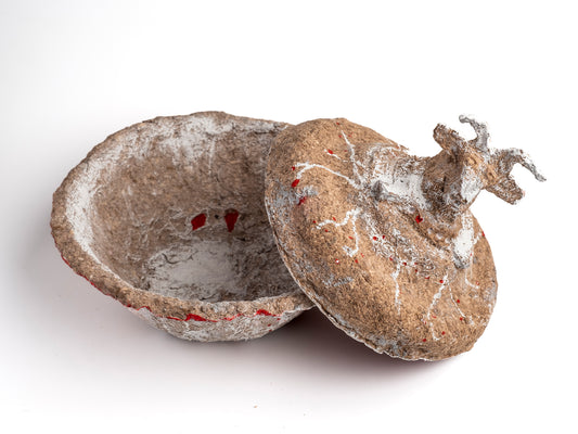 Seta Geyik Başlı Kapaklı Çanak