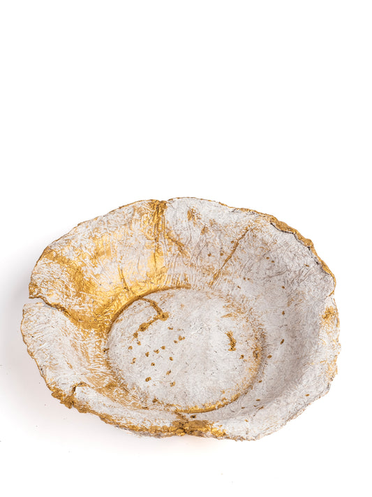 Seta Beyaz Eskitme Çanak